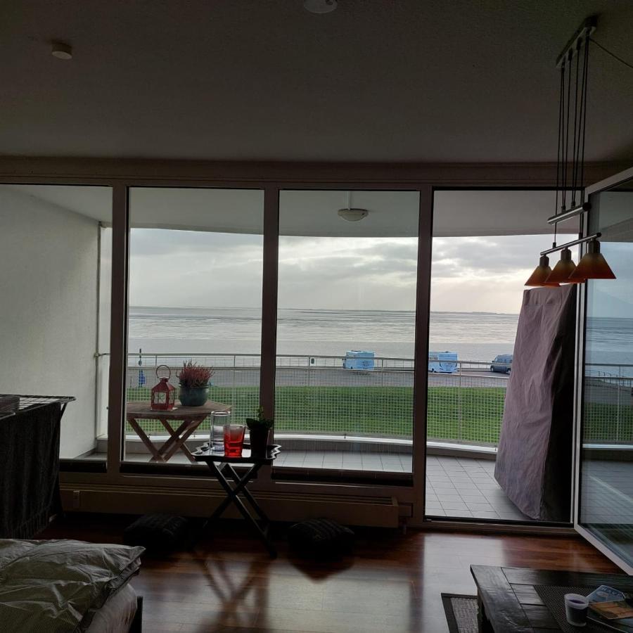 Studio Mit Meerblick Und Grosser Loggia - Direktzugang Zur Nordsee Вилхелмсхафен Екстериор снимка