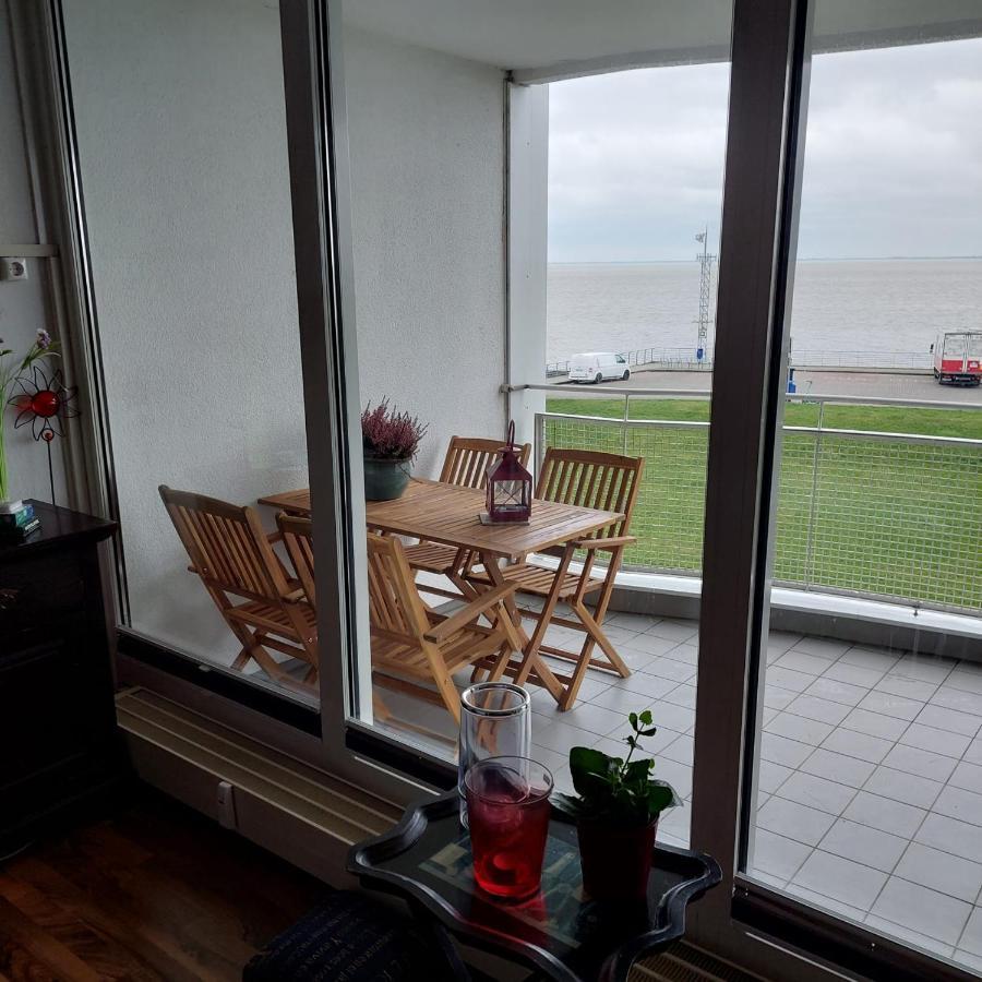 Studio Mit Meerblick Und Grosser Loggia - Direktzugang Zur Nordsee Вилхелмсхафен Екстериор снимка
